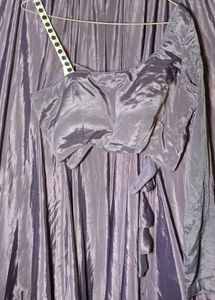 Brown Silk Lahanga Choli