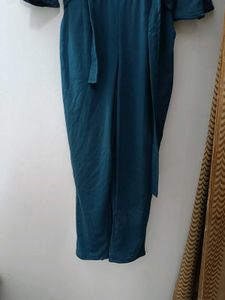 Teal Green Stylish Jumpsuit