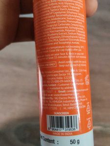 The Derma Co. Oil-Free Sunscreen SPF 50