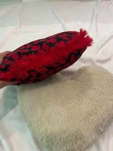 Heart Shaped Decorative Pillows Set of 2