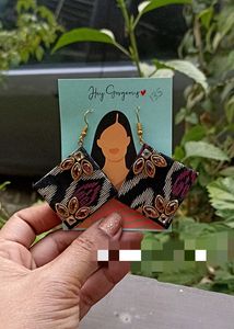Handmade Fabric Earrings 🤩.. Grab This Item