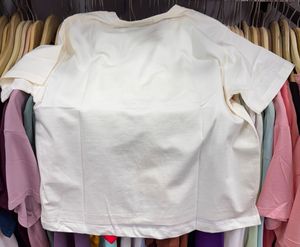 New White Basic Tee