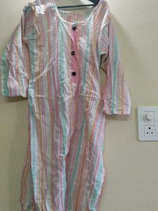 Striped Cotton Kurta