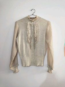 Elegant wool top