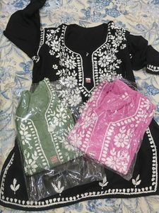 Reyon Lucknow Chikkari Short Top