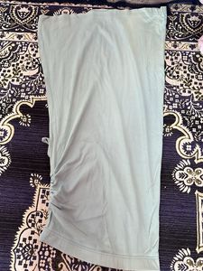 Ribbed Ruched Mini Skirt