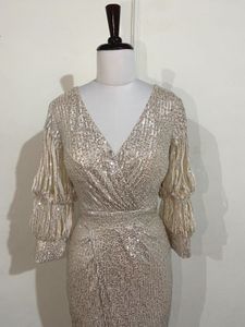 Silver sequence dress