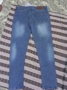 Navy Blue Denim Jeans