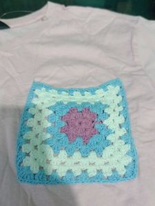 Crochet Pocket Tee