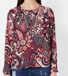 Paisley Print Blouse