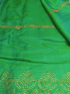 Partyware Embroidered Silk Saree