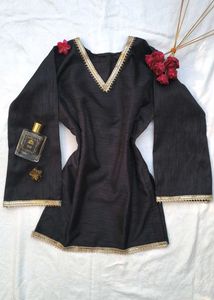 Corset black elegant kurti🖤