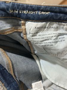 American Eagle High-Waisted Straight-Leg Jeans