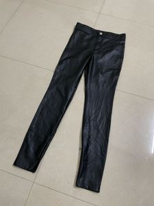 Zara Faux Leather Vintage Pant