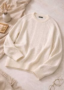 OLD MONEY BEIGE SWEATER
