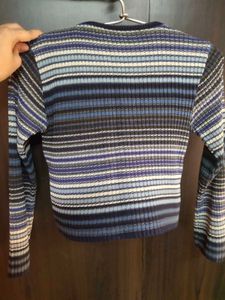 Striped Knit Sweater