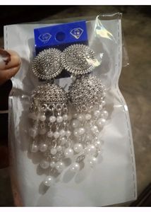 White CLR Earing New