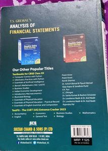 T.S. Grewal&#39;s Analysis of Financial Statements