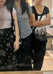 Striped Button-Up Top