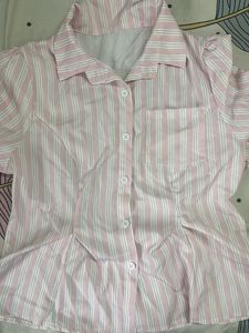 Striped Pink Blouse