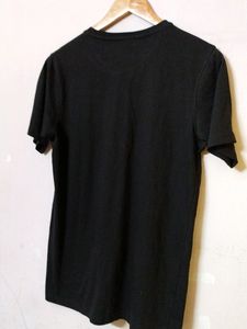 Easy Buy Black round Neck Tshirt Men