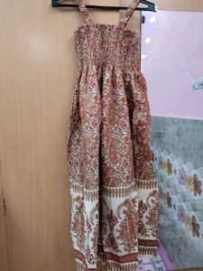 Boho Floral Midi Dress