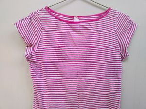 Pink &amp; White Striped t-shirt