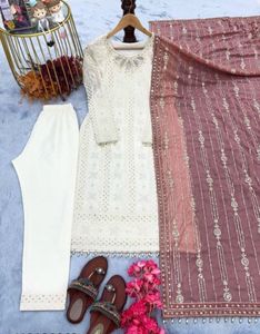 Elegant Embroidered Kurta Set
