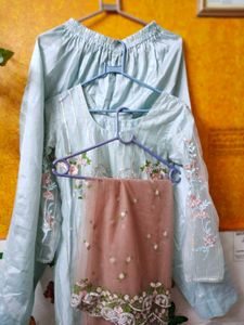 Embroidered Pakistani Suit
