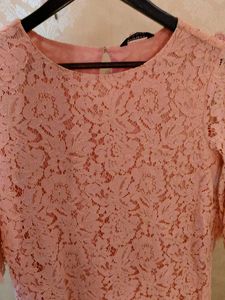 Pink Lace Dress