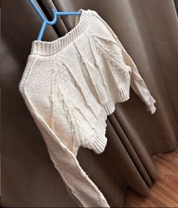 Cute Cropped Knit Cardigan