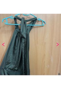 Olive Green Backless Jumpsuit