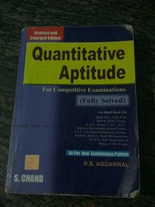 Quantitative Aptitude For Competitive Examinations