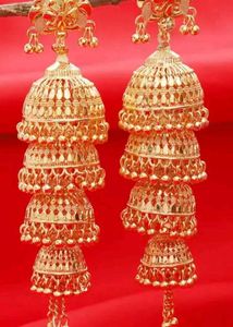 Golden Jhumka Earrings
