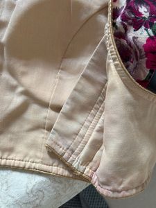 Floral padded blouse
