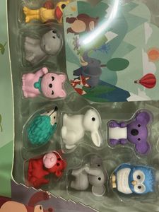 Animal Shape Eraser Set
