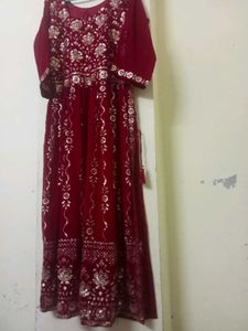 pink Embellished Ethnic Gown💖