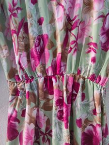 Floral Print Midi Dress