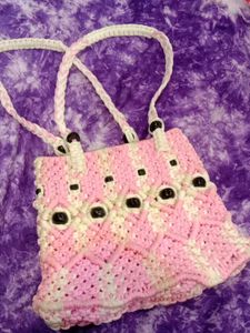 Elegant Crochet Handbag