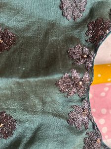 Stiched Blouse With Embroidery
