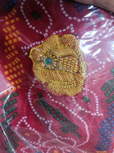 Madwadi Zari Work Red Georgette Chunri Duppata
