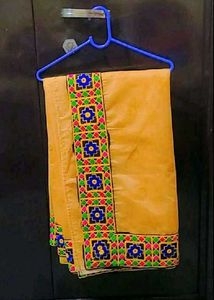 Embroidered Chanderi Silk Saree