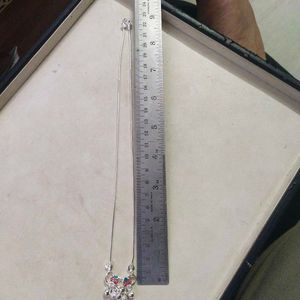 Pure Silver  Chain ⛓️ Anklets पायल 9&#34; Inch.