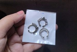 Silver Nose and Septum Rings