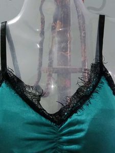 sea green soft nighty
