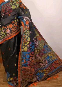 Kantha Stitched Saree