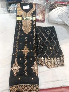 Elegant Embroidered dress material