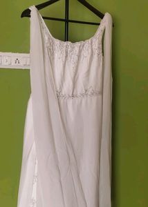 Amazing Off White Long Gown/New With Tag