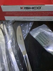 Stainless Steel Fork And  Knife Set 6 -6