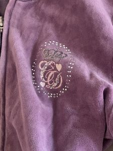 y2k Velour Zip-Up Hoodie